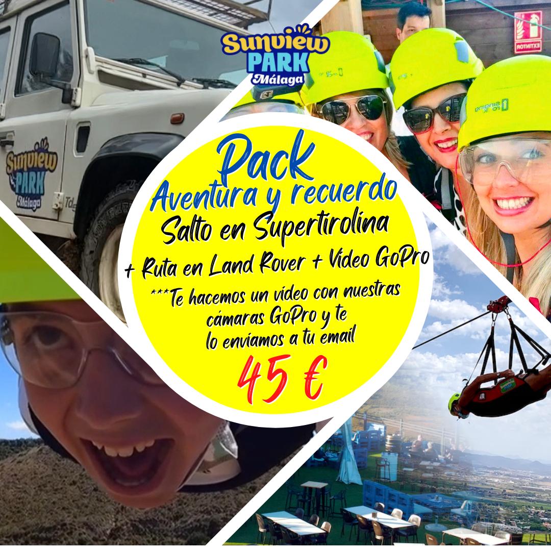Pack Aventura y recuerdo en Sunview Park