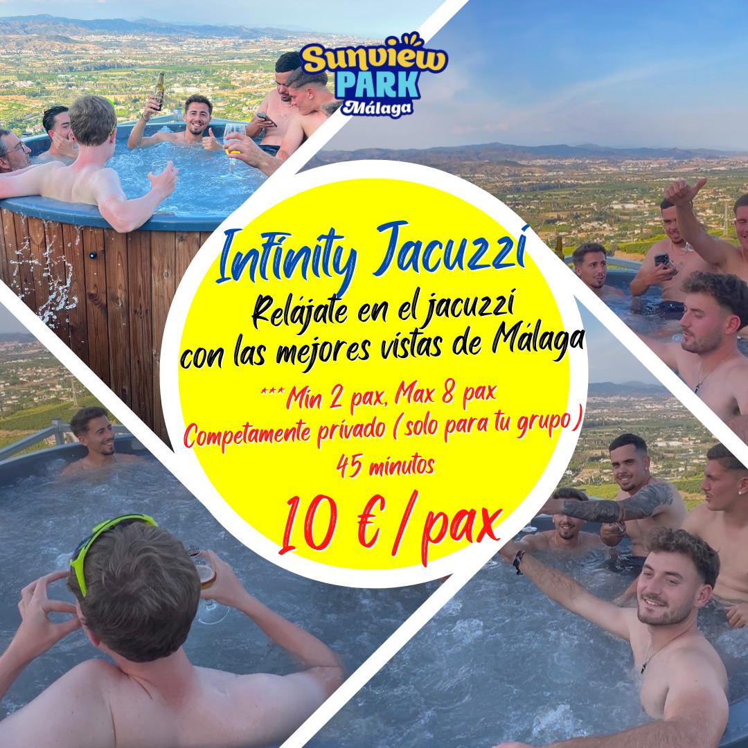 Infinity Jacuzzi Sunview Park: uso 100% privado, 45 minutos, desde 10 € por persona